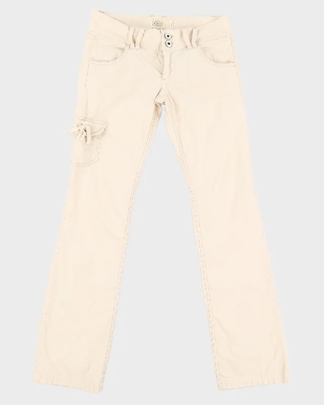 00s Y2K Guess Cream Trousers - W30 L33