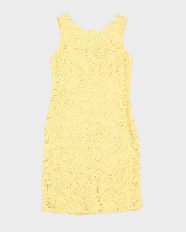 Emilio Pucci Yellow Lace Dress - S