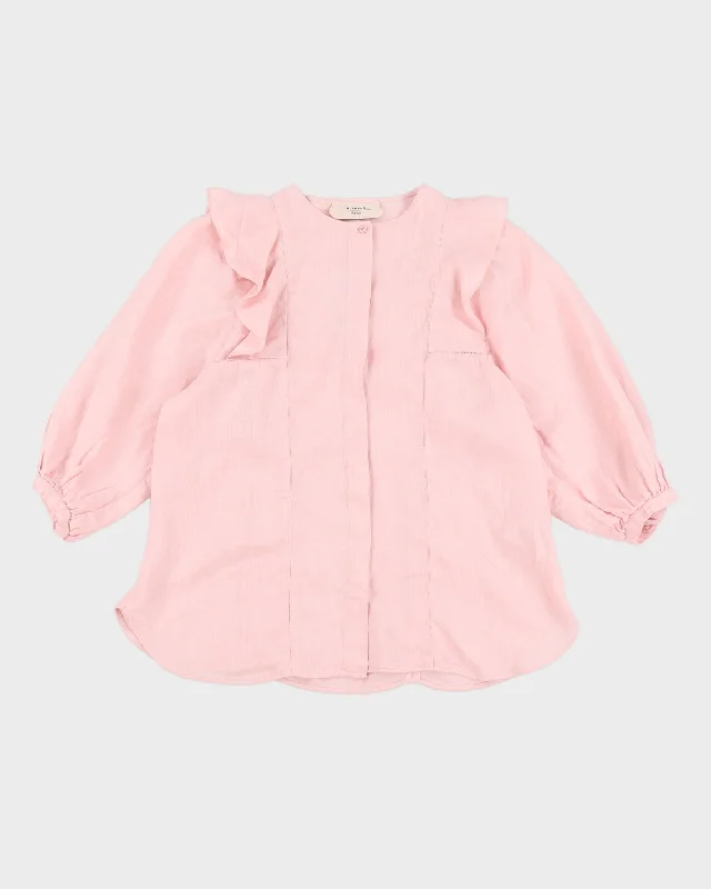 Weekend MaxMara Linen Pink Blouse - S