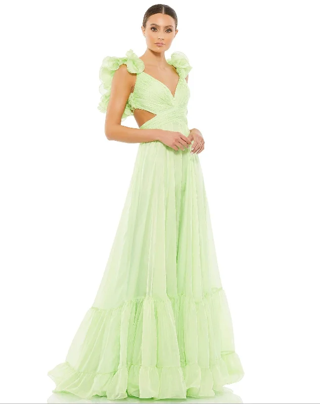 Mac Duggal 67911 Long Prom Ruffled Dress