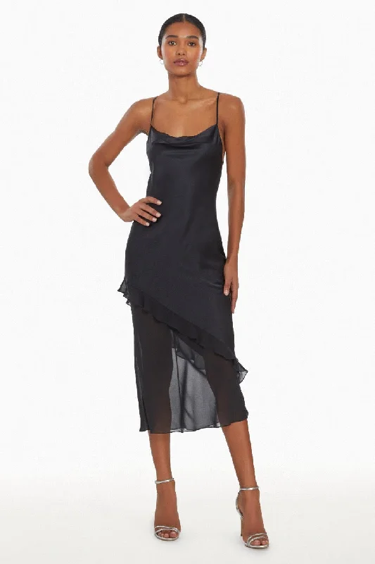 Amanda Uprichard - Luciana Silk Dress - Black