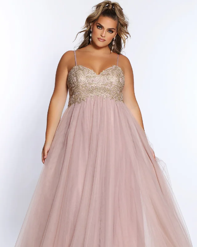 Aphrodite Prom Dress | Dusty Mauve/Gold