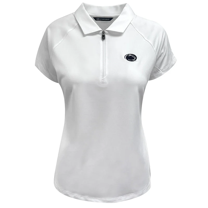 Cutter & Buck Ladies Forge Stretch Zip Polo