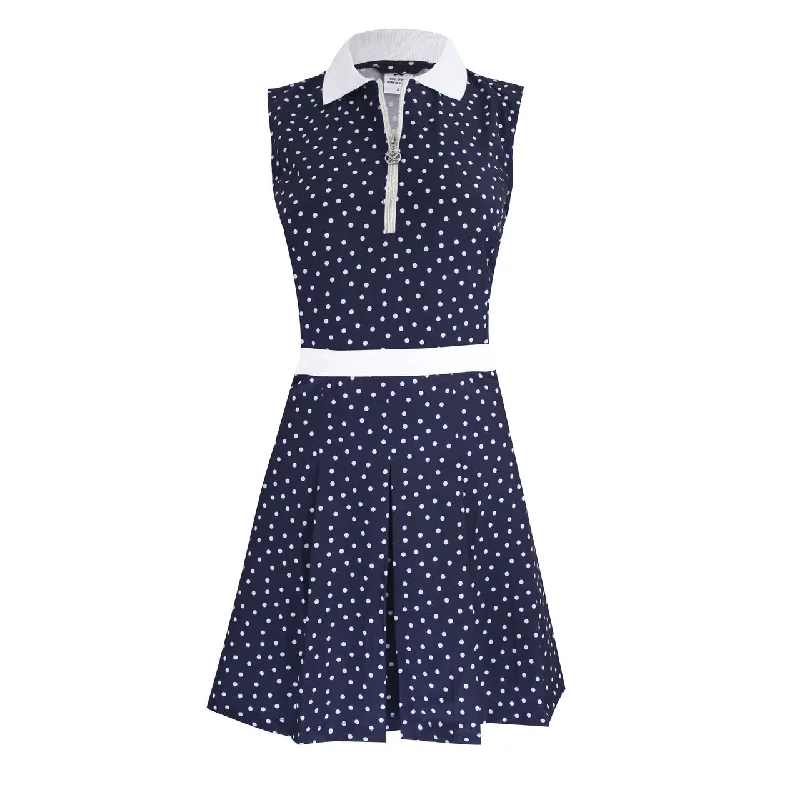 Daily Sports Eileen Navy Womens Sleeveless Golf Dress