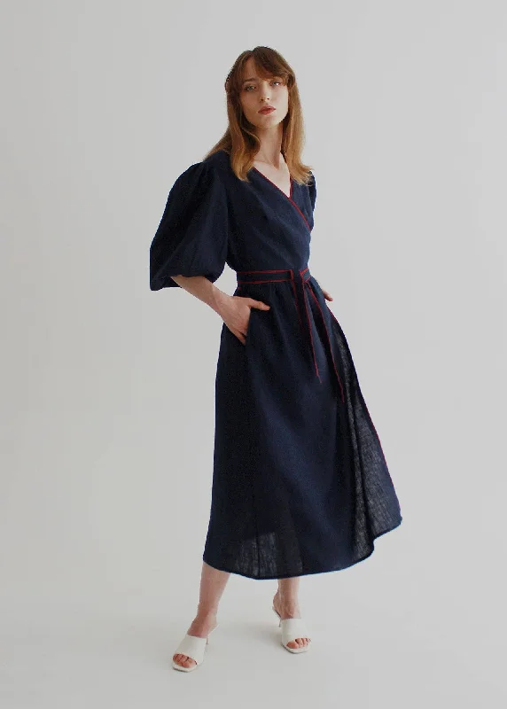 Diana Dress Navy