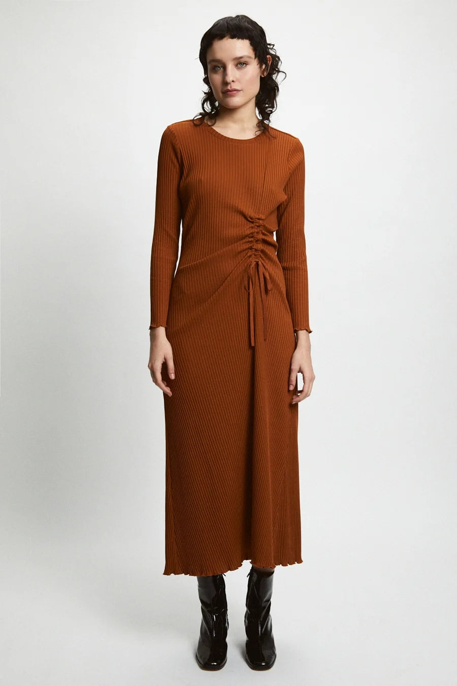 EVANS DRESS | CAMEL - RITA ROW