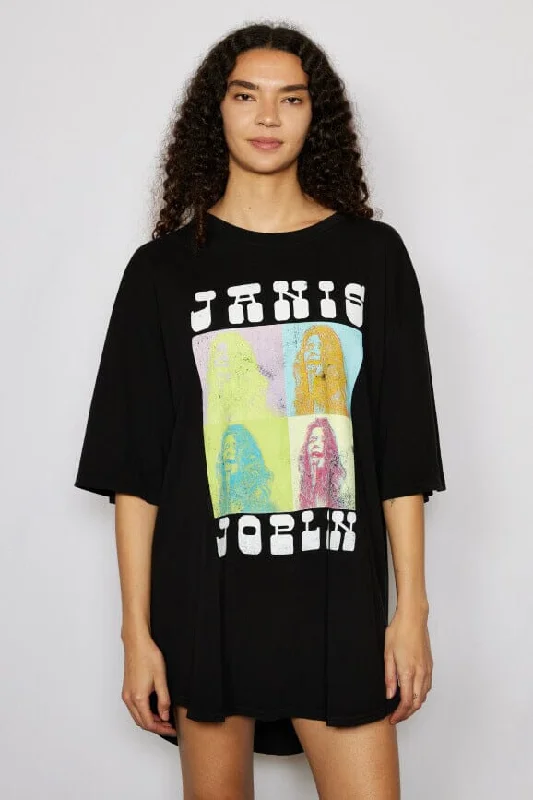 Janis Joplin Pop Art Tee Dress