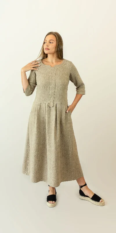 Soft linen dress