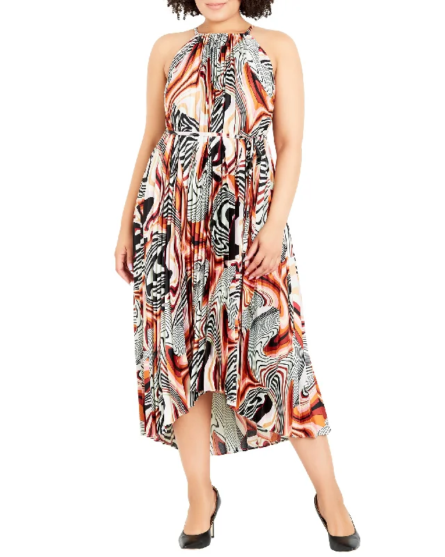 Kimber Printed Dress | Black / Red Best floral dresses for petites