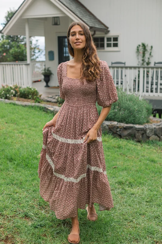 Laurawood Dress - Dusty Rose