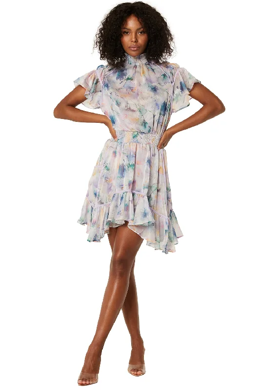 Misa - Ella Dress - Abstract Watercolor