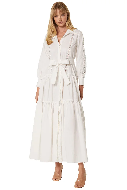 Misa - Marlena Dress - White