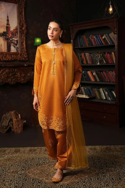 Mustard Katan Salwar Kameez