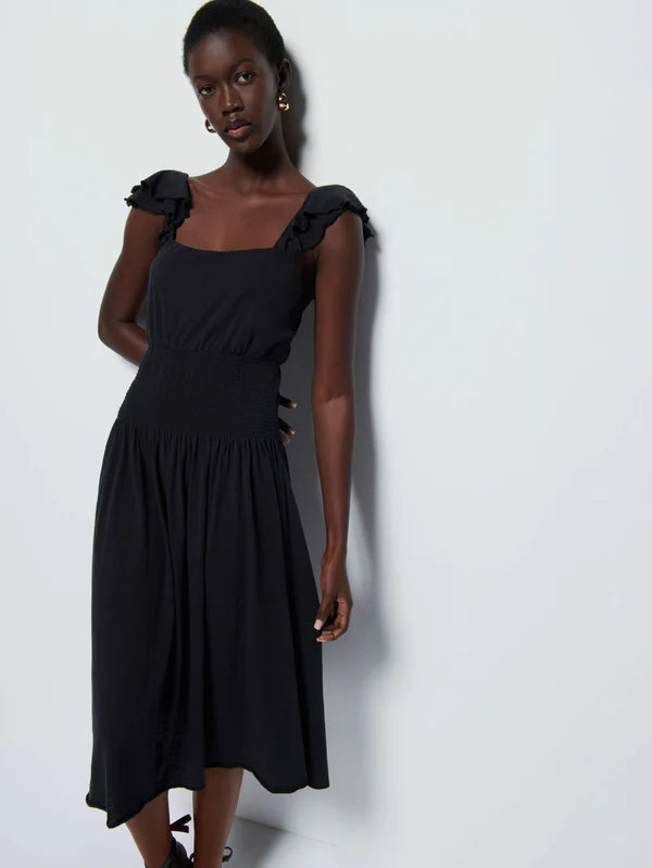 Nation LTD - Brittini Waist Dress - Jet Black