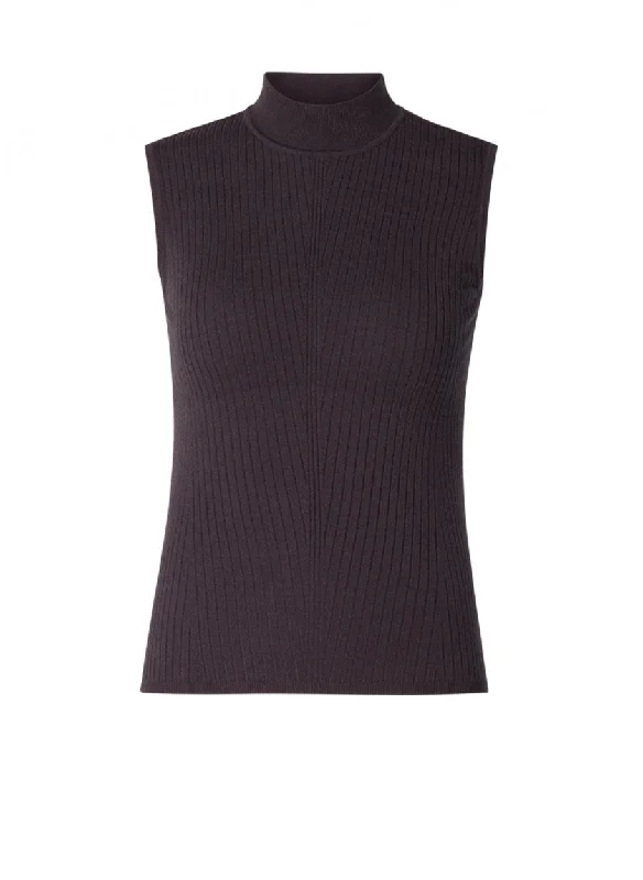 Olivia Sleeveless Mock Neck