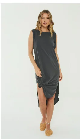 PROJECT SOCIAL T EASY TWIST SLEEVELESS DRESS