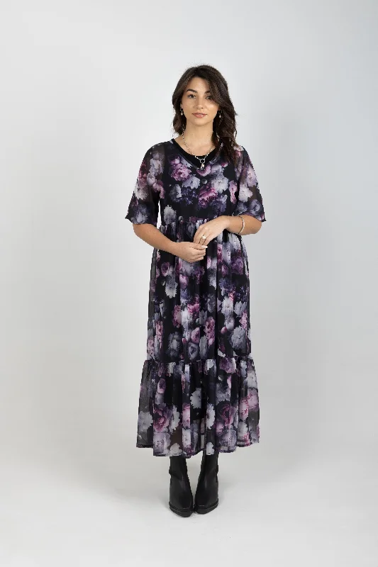 REBECCA DRESS MOONLIGHT GARDEN