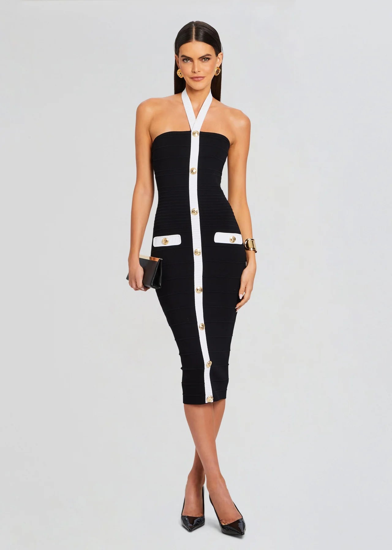 Retrofete - Sloane Dress - Black/white