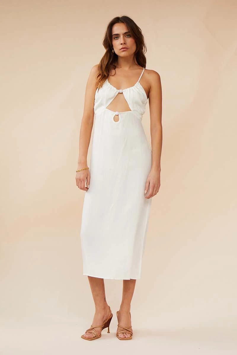 Suboo - Georgia Keyhole Rouched Slip Dress In Multiple Colors