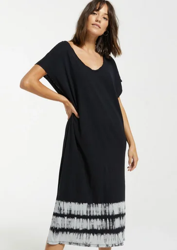 Z SUPPLY Eden Stripe Tie-Dye Dress