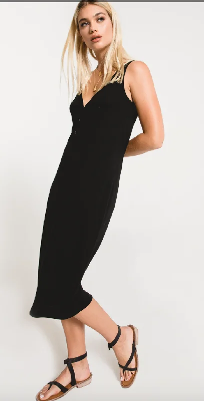 Z SUPPLY THE MERIDIAN DRESS IN BLACK