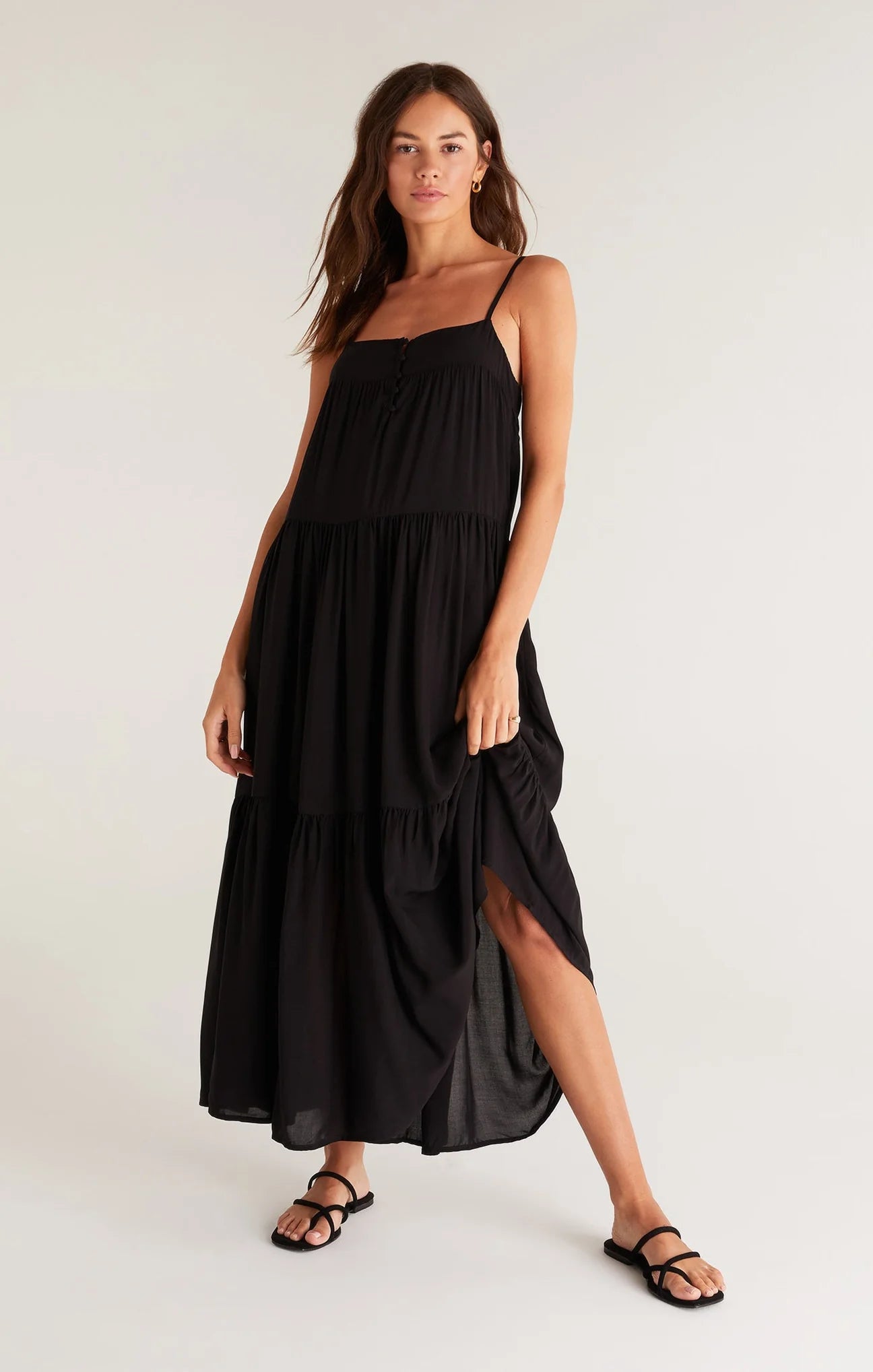 Z SUPPLY WAVERLY DRESS IN BLACK