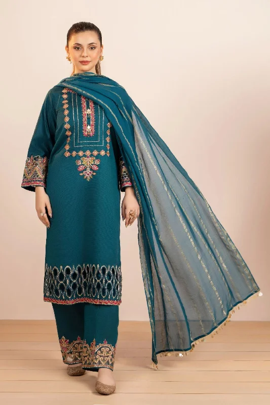 Zinc Pakistani 3pc Katan Suit