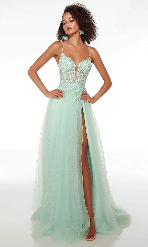 Alyce Paris 61561 - Lace Corset A-Line Prom Gown